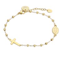 Bracciale Brand Uomo Giubileo in Acciaio 18BR017G-L - 18BR017G-L